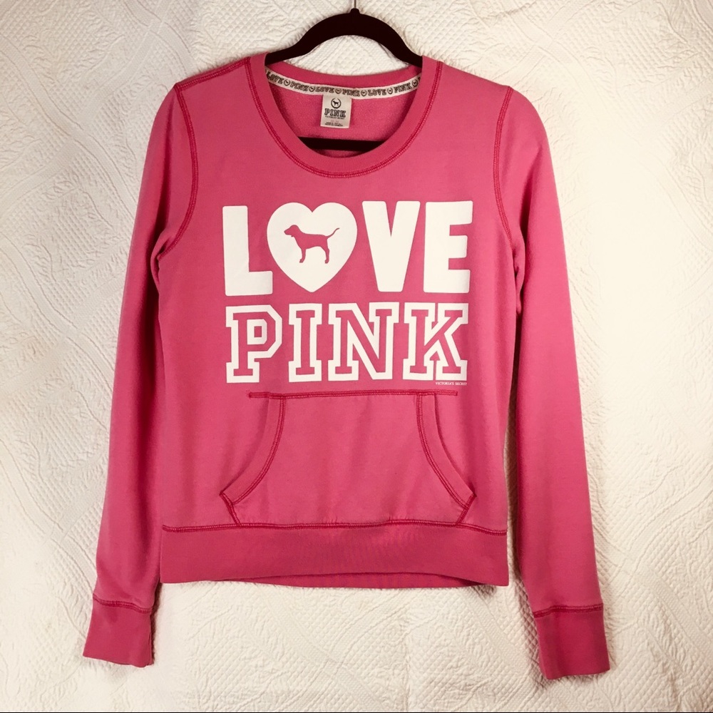 VS/PINK small pullover crew sweatshirt